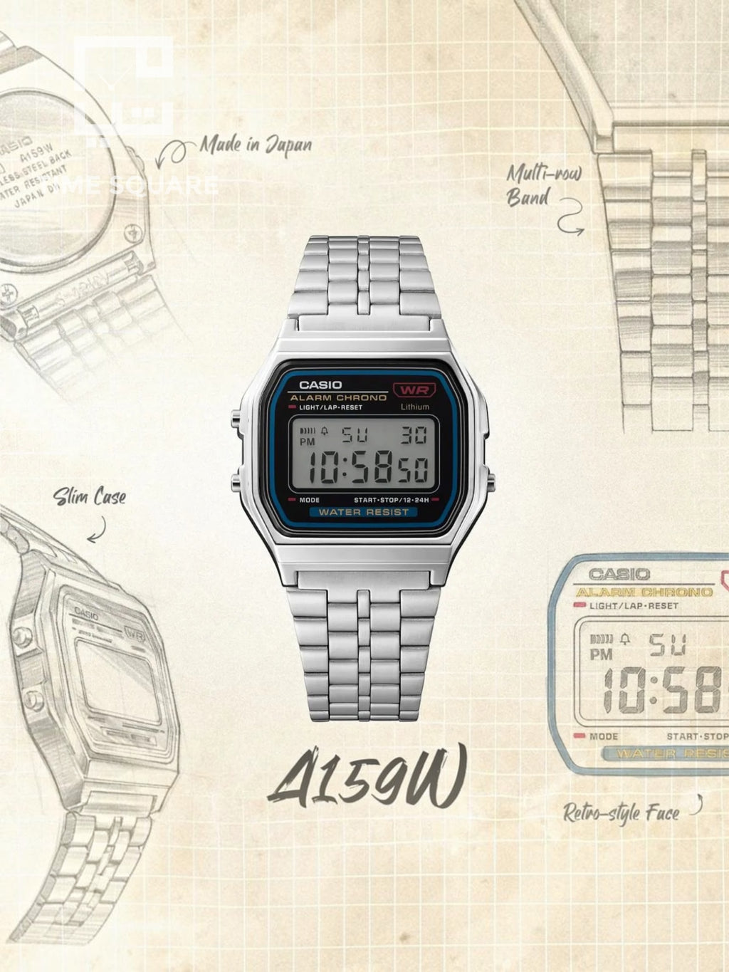 Casio - A159WA-N1DF