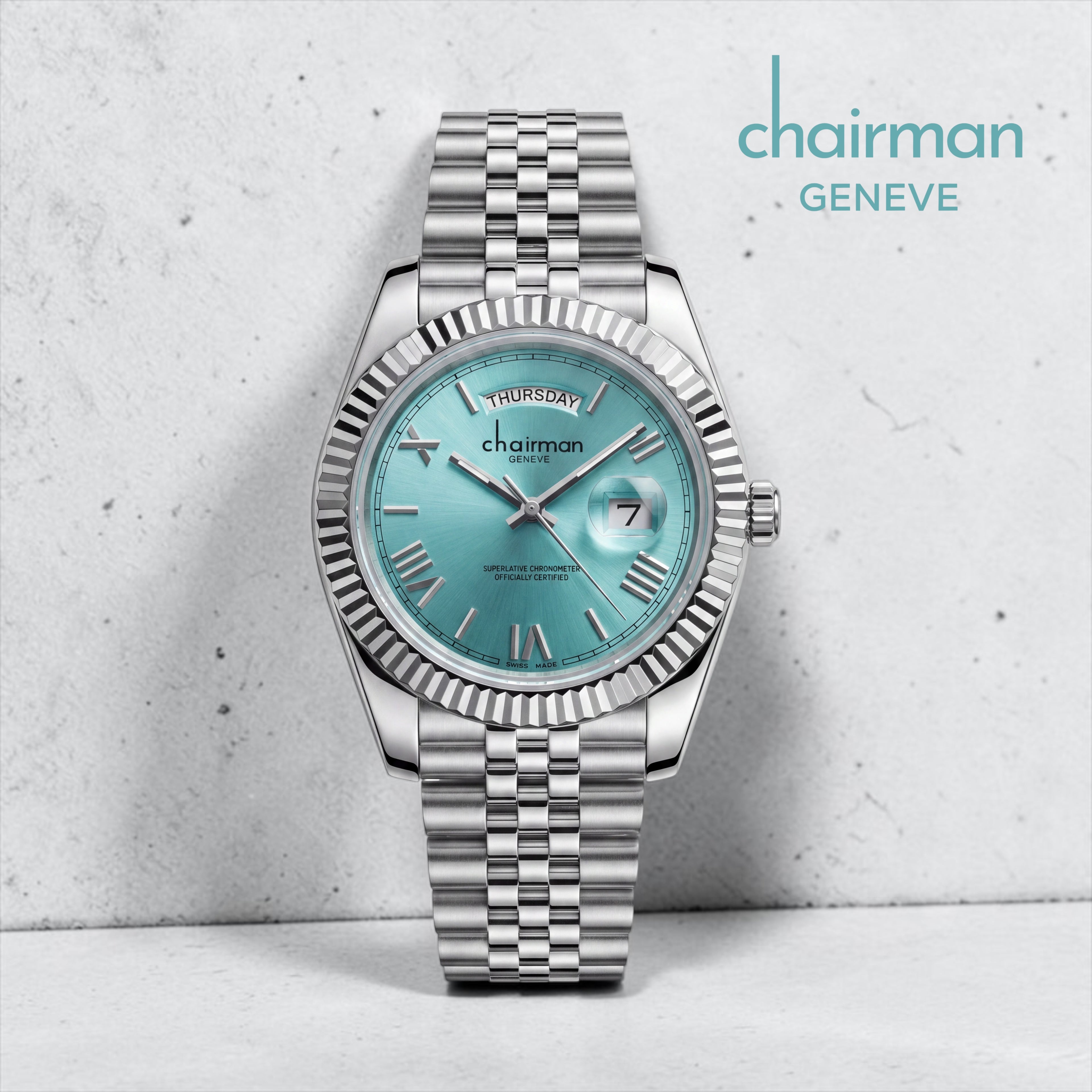 Chairman Geneve - Jubilee Tiffany Roman Dial