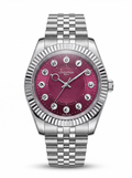 Chairman Geneve - Burgundy Guilloche